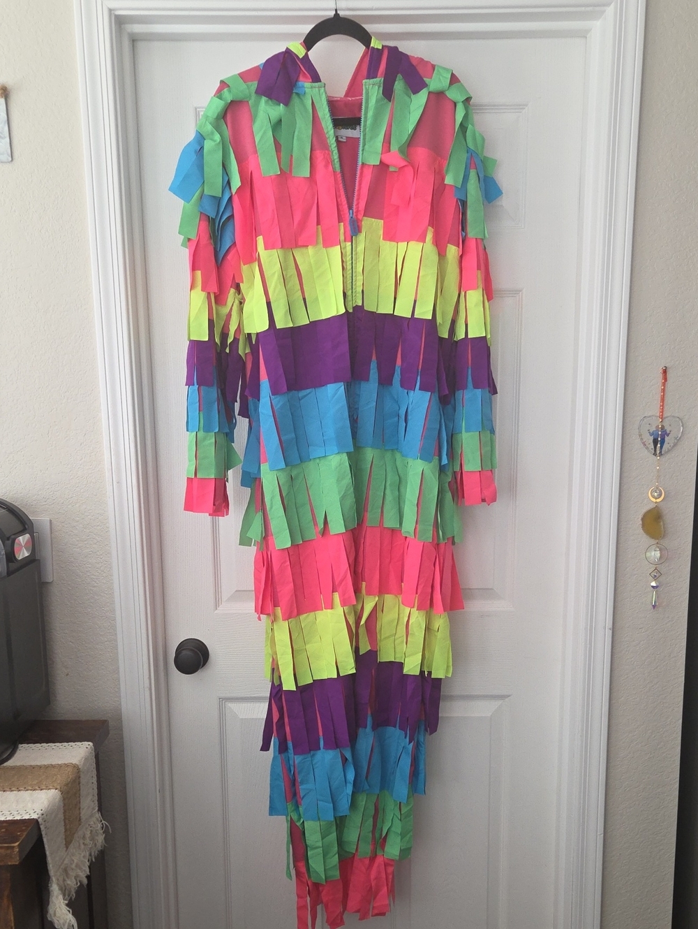NWT Tipsyelves Unisex ADULT Pinata Costume With Attached Detailed Hood